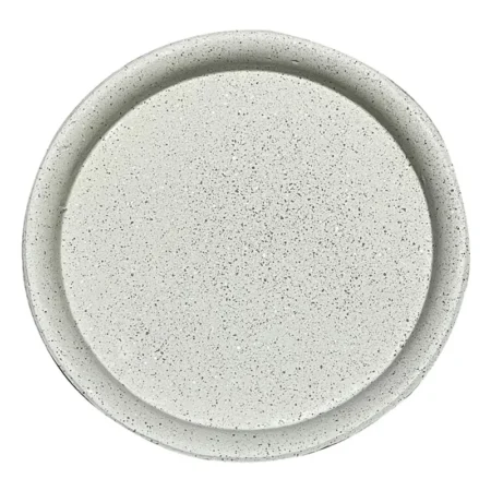 ΠΙΑΤΟ FIBER CLAY ΜΠΕΖ-ΓΡΑΝΙΤΗ ΣΤΡΟΓΓΥΛΟ ΓΙΑ ΚΑΣΠΩ - Φ25x3.5cm - Κασπω Sticky 1