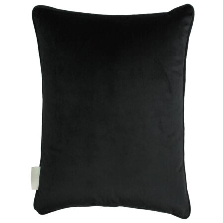 Μαξιλάρι Με Σχέδιο Τριαντάφυλλο Μαύρο Polyester 43x43cm - Διακοσμητικά Μαξιλάρια Sticky 1