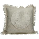Μαξιλάρι Κύκλος Ιβουάρ Βαμβακερό 45x45cm