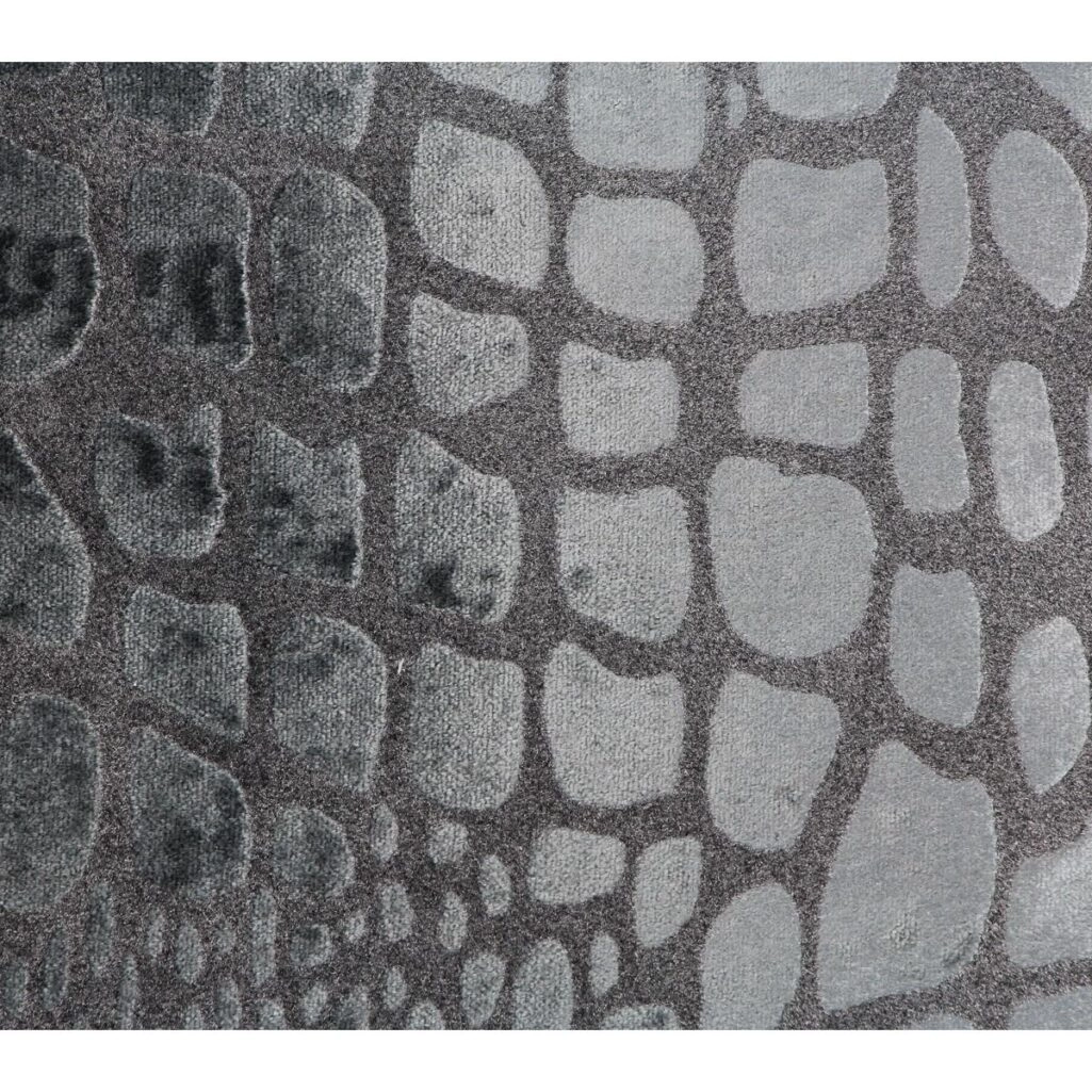 Μαξιλάρι Λεοπάρδαλη Γκρι Βελούδο 45x45cm