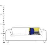 Μαξιλάρι Με Σχέδιο Πολύχρωμο Βαμβακερό 40x60cm