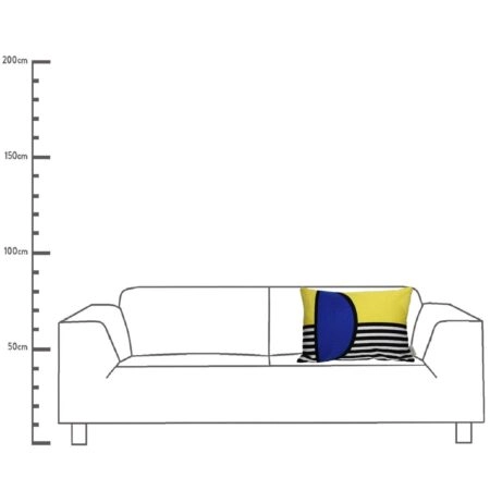 Μαξιλάρι Με Σχέδιο Πολύχρωμο Βαμβακερό 40x60cm - Διακοσμητικά Μαξιλάρια Sticky 4