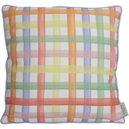 Μαξιλάρι Σκακιέρα Πολύχρωμο Polyester 45x45cm - Διακοσμητικά Μαξιλάρια