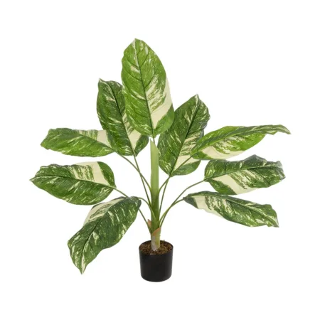 DIEFFENBACHIA 20941 Τεχνητό Διακοσμητικό Φυτό Πράσινη & Μπεζ Διφενμπάχια Μ80 x Π80 x Υ90cm - Τροπικα και Ιδιαιτερα Τεχνητα φυτα