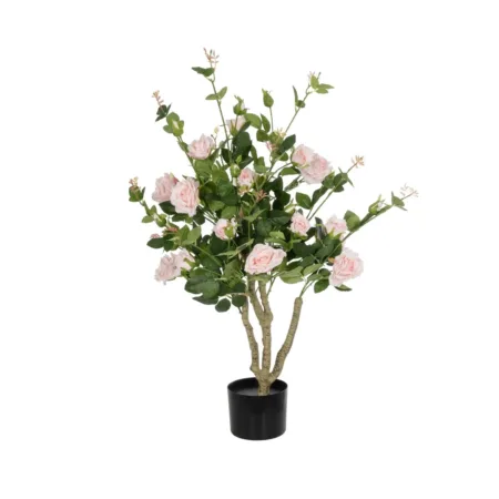 LIGHT PINK ROSES 21071 Τεχνητό Διακοσμητικό Δέντρο Τριανταφυλλιά Μ50 x Π50 x Υ90cm - Τεχνητα Ανθισμένα Δεντρα