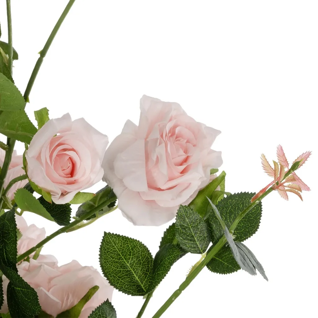 LIGHT PINK ROSES 21071 Τεχνητό Διακοσμητικό Δέντρο Τριανταφυλλιά Μ50 x Π50 x Υ90cm