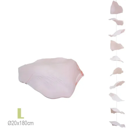 ΓΙΡΛΑΝΤΑ ΡΟΔΟΠΕΤΑΛΑ ΣΟΜΟΝ ΓΙΓΑΣ L - Φ20x180cm 180/ΚΙΒ - Λουλουδια Γιγας
