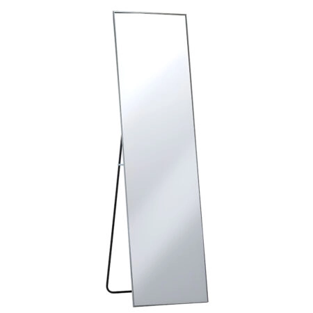 Καθρέπτης Δαπέδου Ασημί Μέταλλο/Γυαλί 46x168cm - Καθρέπτες