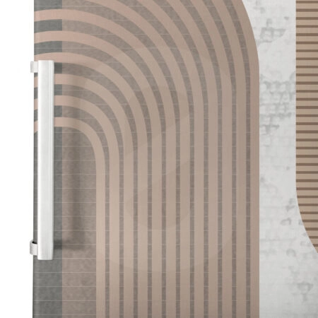 Αυτοκόλλητο ψυγείου BEIGE GEOMETRICAL - Αλλα Sticky 2
