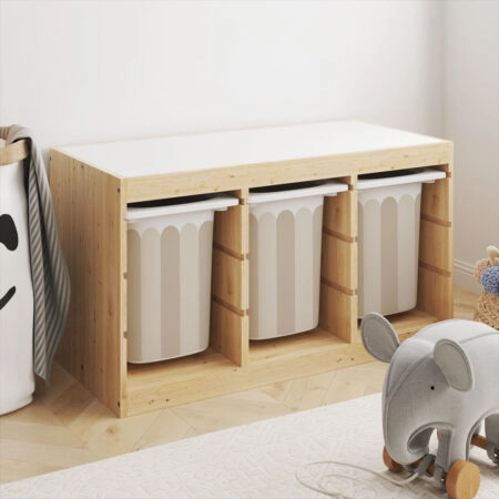 Αυτοκόλλητα για Κουτιά Αποθήκευσης Trofast BEIGE STRIPES - Αυτοκόλλητα για κουτιά IKEA TROFAST Sticky 4