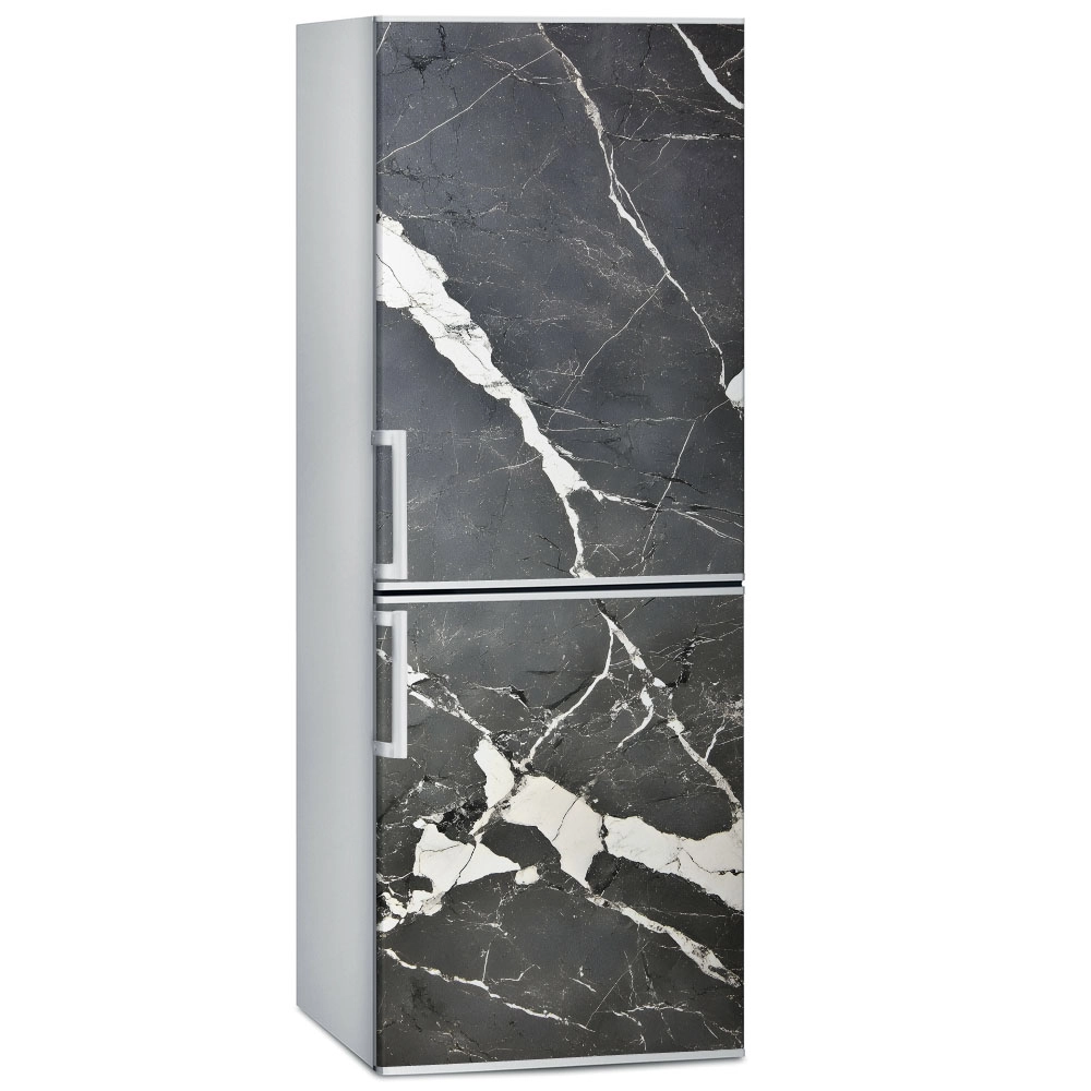 Αυτοκόλλητο ψυγείου BLACK AND WHITE MARBLE