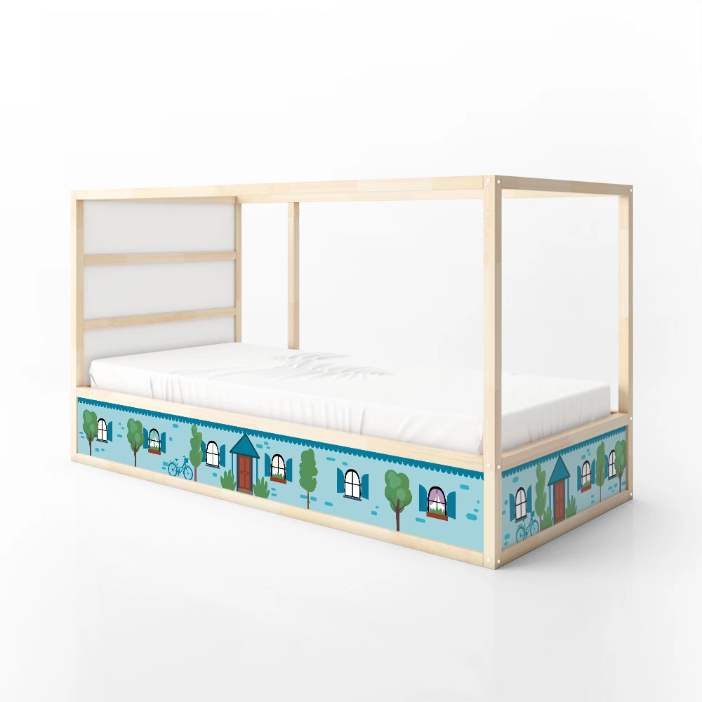 Αυτοκολλητα Επίπλων για Κρεβάτι KURA BLUE HOUSE