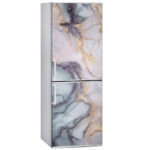Αυτοκόλλητο ψυγείου BLUE PINK GOLD MARBLE