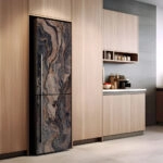 Αυτοκόλλητο ψυγείου BROWN AND BEIGE MARBLE