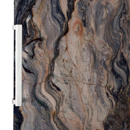 Αυτοκόλλητο ψυγείου BROWN AND BEIGE MARBLE - Απομιμηση υλικων Sticky 2