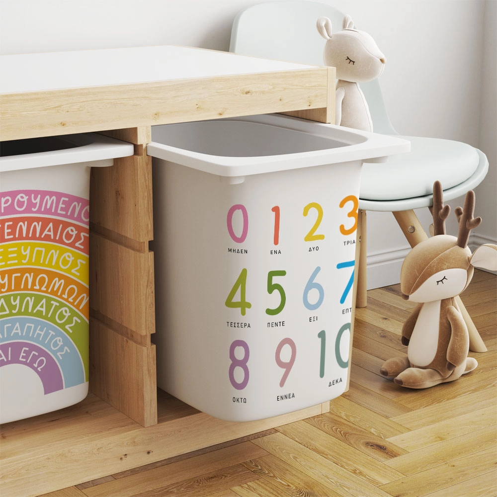 Αυτοκόλλητα για Κουτιά Αποθήκευσης Trofast CUTE EDUCATIONAL