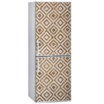Αυτοκόλλητο ψυγείου GEOMETRIC BROWN MARBLE