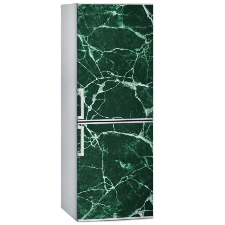 Αυτοκόλλητο ψυγείου GREEN AND WHITE MARBLE - Απομιμηση υλικων