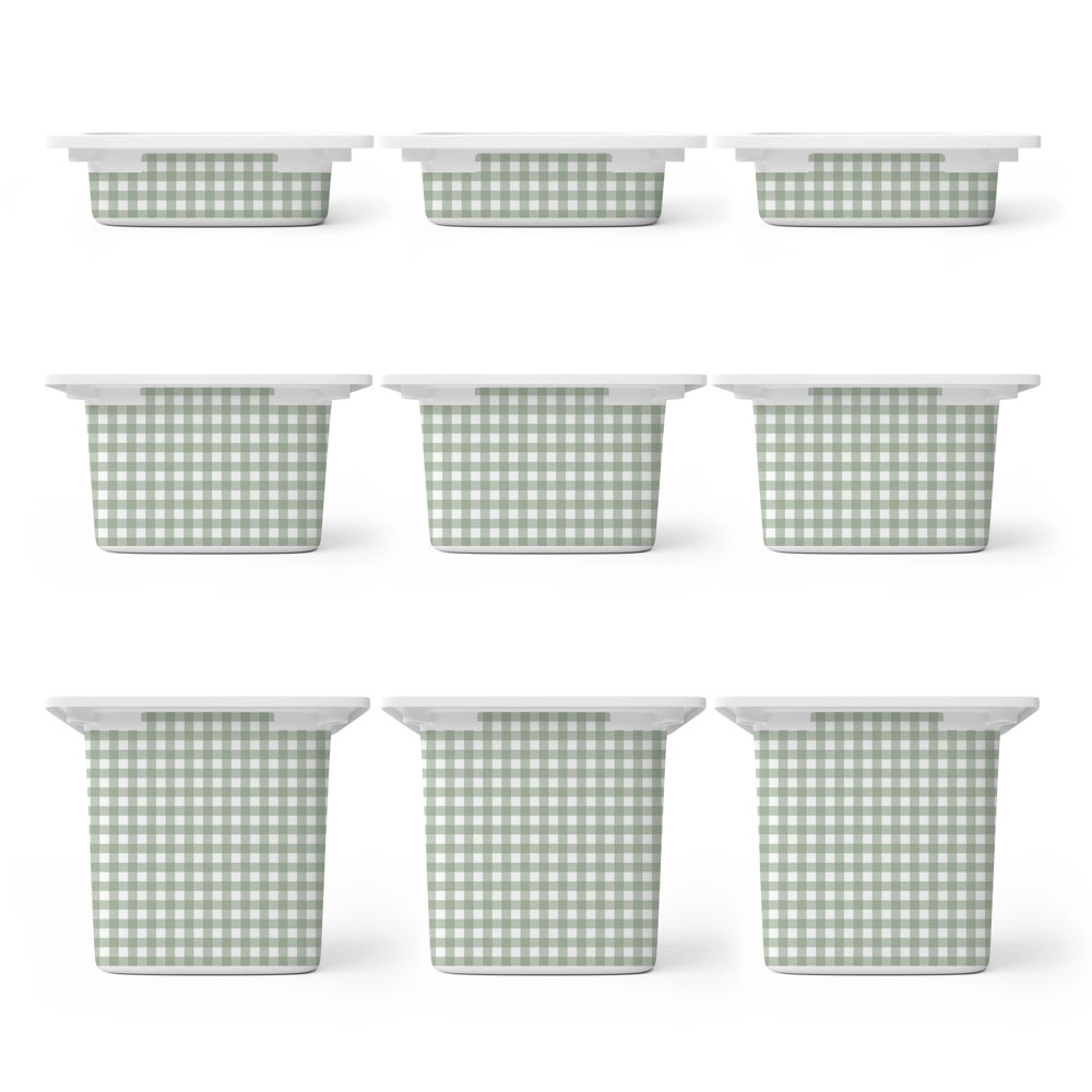 Αυτοκόλλητα για Κουτιά Αποθήκευσης Trofast GREEN SQUARES
