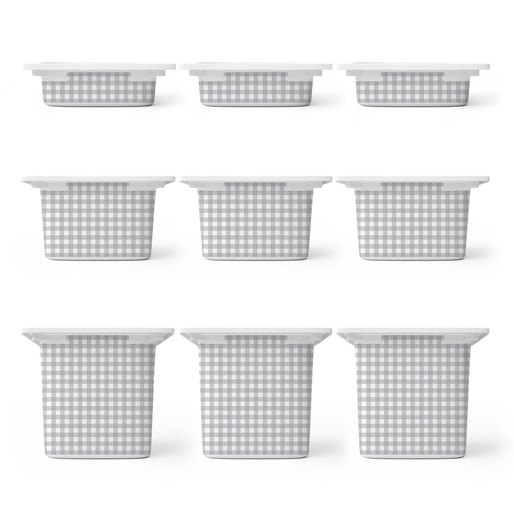 Αυτοκόλλητα για Κουτιά Αποθήκευσης Trofast GREY SQUARES