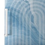 Αυτοκόλλητο ψυγείου MARBLE BLUE GEOMETRICAL