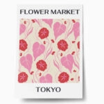 Πόστερ MATISSE STYLE BOTANICAL FLOWER MARKET TOKYO
