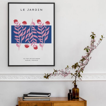 Πόστερ MATISSE STYLE BOTANICAL LE JARDIN FRANCE 2 - Botanical - Λουλούδια