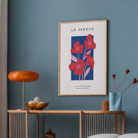 Πόστερ MATISSE STYLE BOTANICAL LE JARDIN FRANCE - Botanical - Λουλούδια