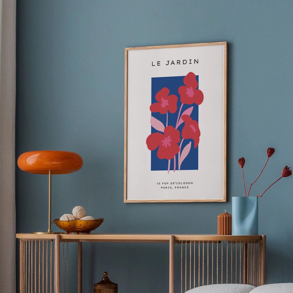 Πόστερ MATISSE STYLE BOTANICAL LE JARDIN FRANCE