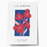 Πόστερ MATISSE STYLE BOTANICAL LE JARDIN FRANCE