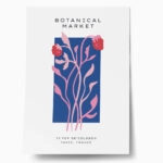Πόστερ MATISSE STYLE BOTANICAL MARKET FRANCE