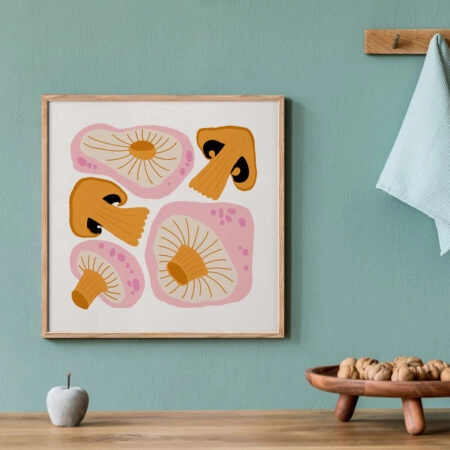 Πόστερ MATISSE STYLE MUSHROOMS - Food & Drink