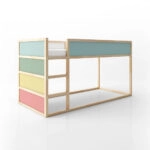Αυτοκολλητα Επίπλων για Κρεβάτι KURA PASTEL COLORS