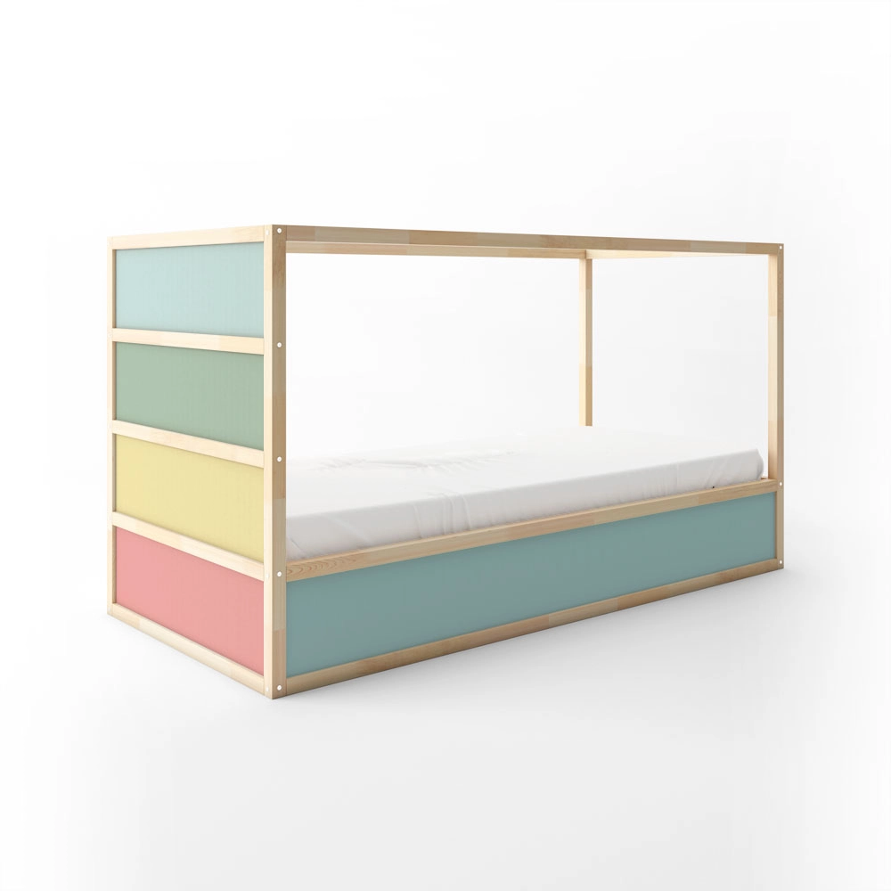 Αυτοκολλητα Επίπλων για Κρεβάτι KURA PASTEL COLORS