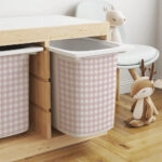 Αυτοκόλλητα για Κουτιά Αποθήκευσης Trofast PINK SQUARES