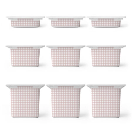 Αυτοκόλλητα για Κουτιά Αποθήκευσης Trofast PINK SQUARES - Αυτοκόλλητα για κουτιά IKEA TROFAST Sticky 1