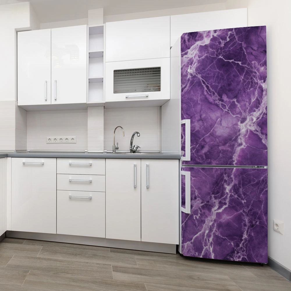 Αυτοκόλλητο ψυγείου PURPLE MARBLE