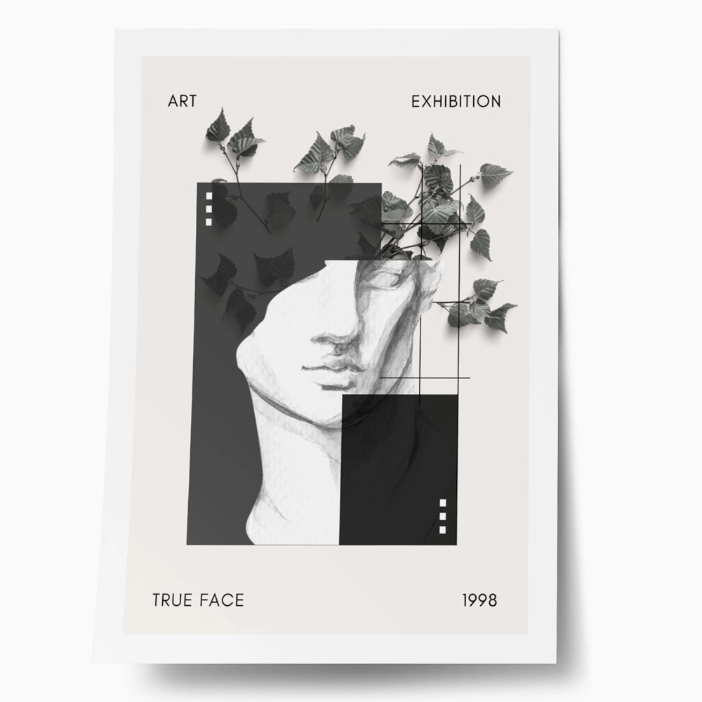 Πόστερ RETRO TRENDY ART FACE