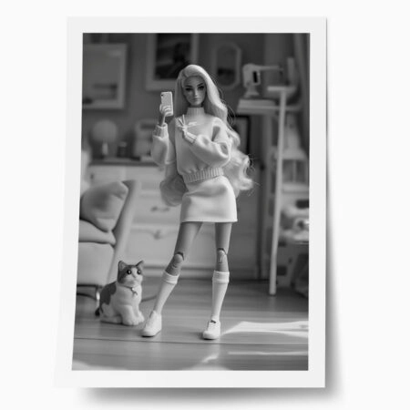 Πόστερ RETRO TRENDY BARBIE SELFIE - Παιδικά Sticky 1