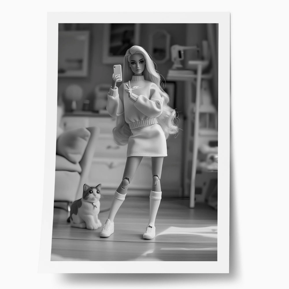 Πόστερ RETRO TRENDY BARBIE SELFIE