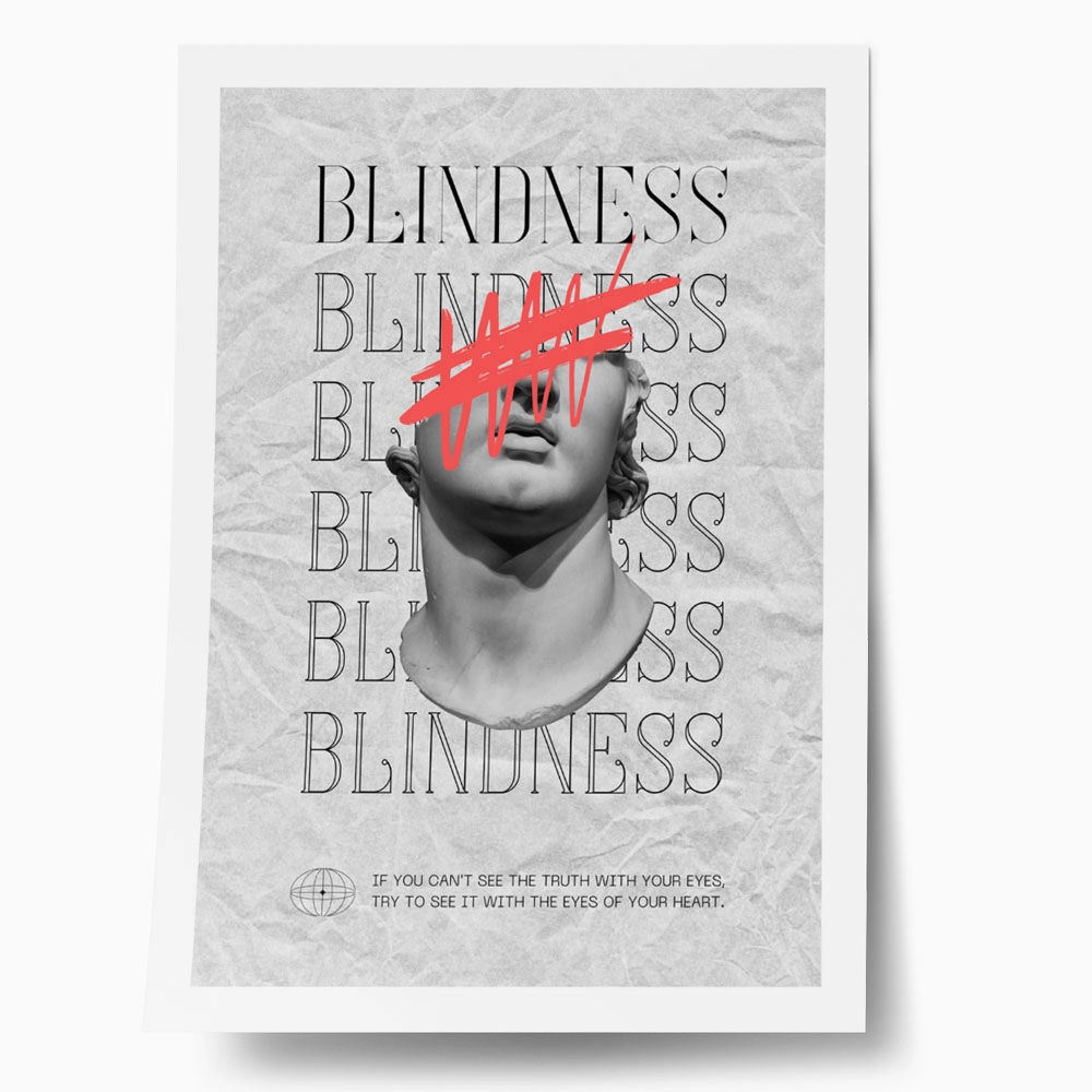 Πόστερ RETRO TRENDY BLINDNESS