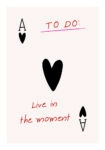 Πόστερ RETRO TRENDY LIVE IN THE MOMENT