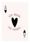 Πόστερ RETRO TRENDY NO RISK NO MAGIC