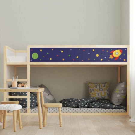 Αυτοκολλητα Επίπλων για Κρεβάτι KURA SPACE - Αυτοκόλλητα για κρεβάτια IKEA KURA Sticky 3