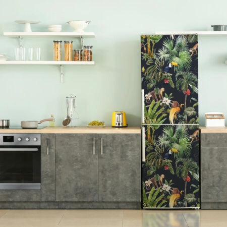 Αυτοκόλλητο ψυγείου TROPICAL JUNGLE FLORAL - Floral Sticky 1