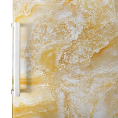 Αυτοκόλλητο ψυγείου YELLOW MARBLE - Απομιμηση υλικων Sticky 2
