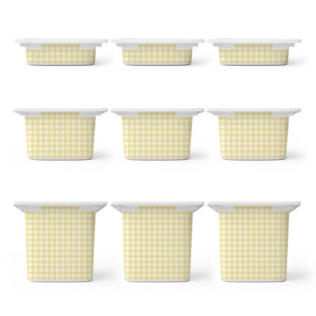 Αυτοκόλλητα για Κουτιά Αποθήκευσης Trofast YELLOW SQUARES - Αυτοκόλλητα για κουτιά IKEA TROFAST Sticky 1