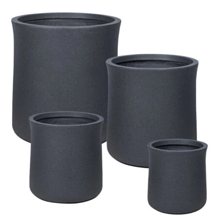ΚΑΣΠΩ FIBERCLAY ΣΕΤ/4 ΜΑΥΡΟ ΓΡΑΝΙΤΗ KAZANI - S:Φ28.5x30.5, M:Φ35.5x37.5, L:Φ43.5x46.5, XL:Φ52x57cm 16/ΠΑΛ - Κασπω