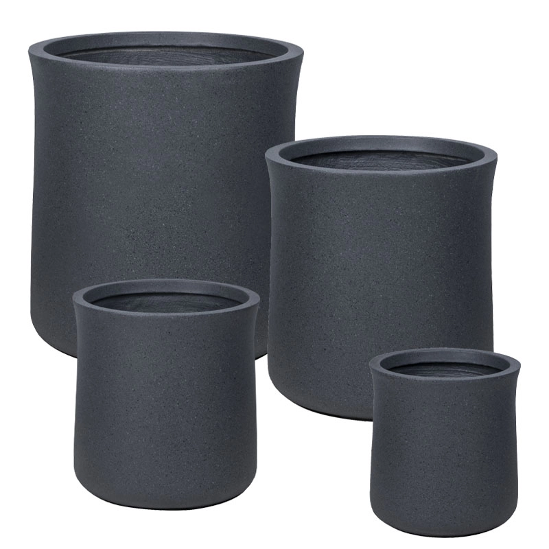 ΚΑΣΠΩ FIBERCLAY ΣΕΤ/4 ΜΑΥΡΟ ΓΡΑΝΙΤΗ KAZANI - S:Φ28.5x30.5, M:Φ35.5x37.5, L:Φ43.5x46.5, XL:Φ52x57cm 16/ΠΑΛ