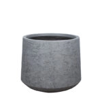 ΚΑΣΠΩ FIBERCLAY ΓΚΡΙ ΤΣΙΜΕΝΤΟΥ ΚΩΝΙΚΟ ΚΟΝΤΟ ΜΕΓΑΛΟ - Φ55x44cm